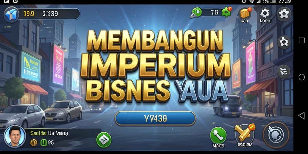 Screenshot utama menampilkan gameplay Tycoon yang menarik.