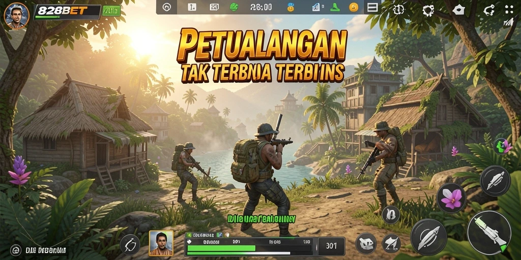 Screenshot gameplay Open World yang menakjubkan dari 828BET.