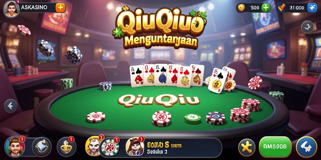 Gameplay QiuQiu yang mengasyikkan dan penuh strategi.