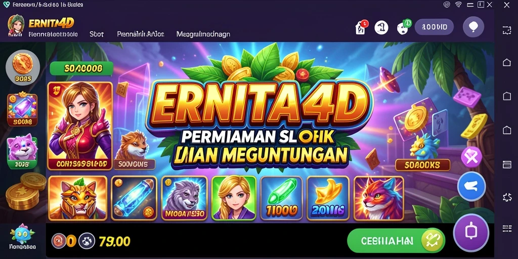 Tampilan permainan Slot di ERNITA4D yang menakjubkan.
