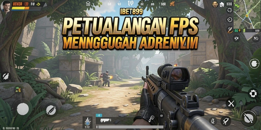 Tangkapan layar menampilkan momen aksi mendebarkan dalam game FPS.