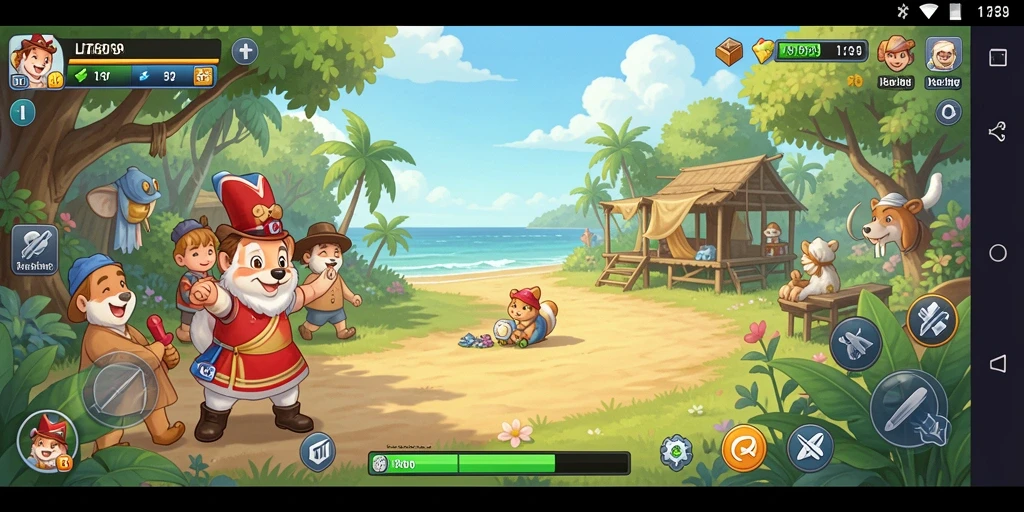 Tangkapan layar gameplay LI789 yang menggembirakan dan penuh warna.
