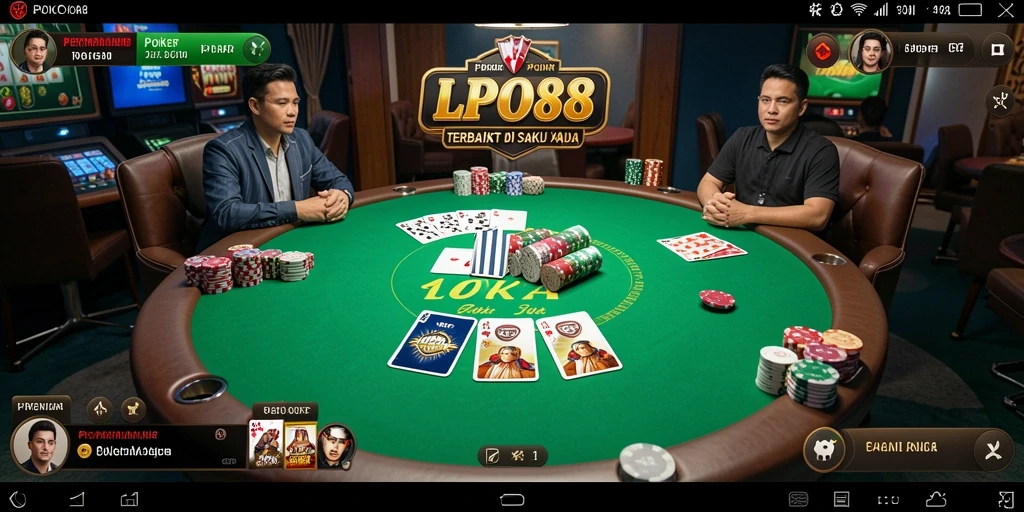Tampilan gameplay seru dari LPO88 di dunia Poker.