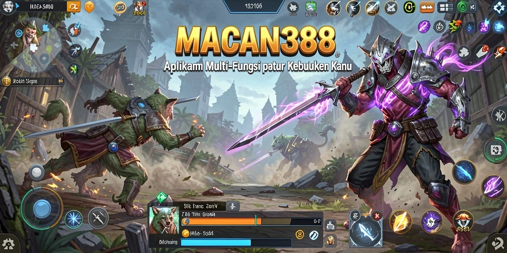 Tampilan antarmuka pengguna MACAN388 yang intuitif dan menarik.