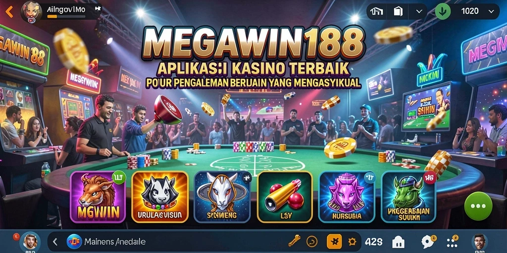 Screenshot MEGAWIN188 menampilkan gameplay kasino yang seru dan menarik.