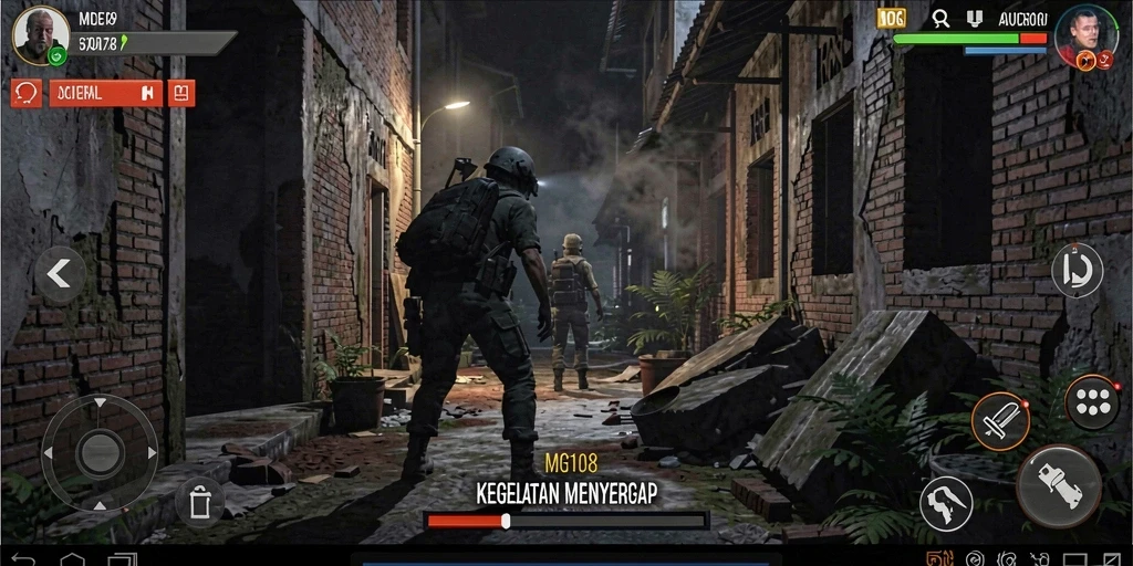 Gameplay MG108 yang mencekam dan penuh ketegangan.