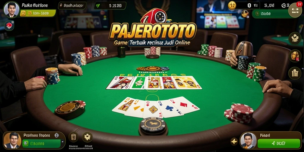 Screenshot gameplay PAJEROTOTO menampilkan permainan Poker yang seru dan penuh strategi.