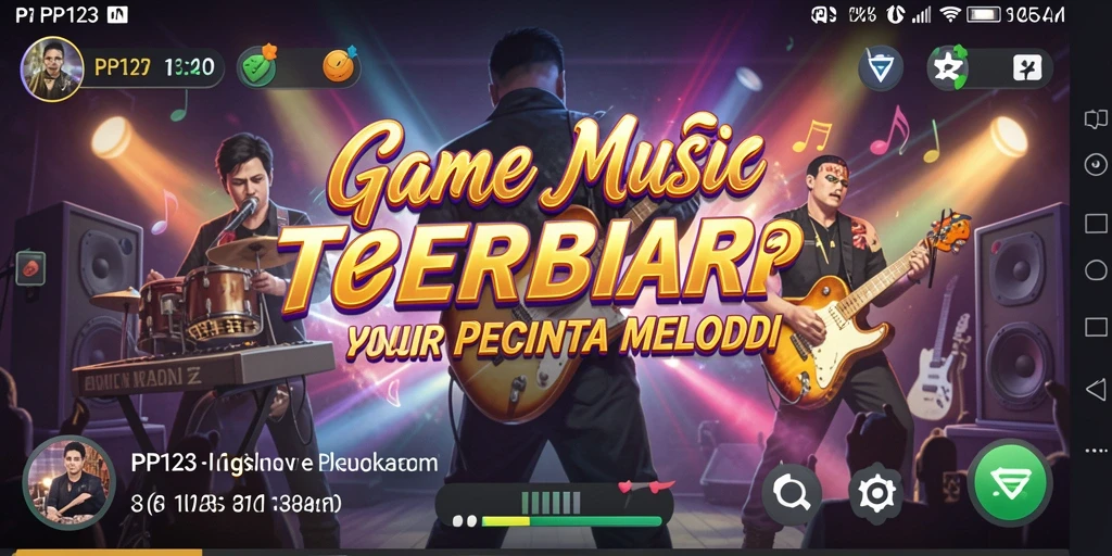Tampilan gameplay PP123 yang penuh warna dan interaktif.