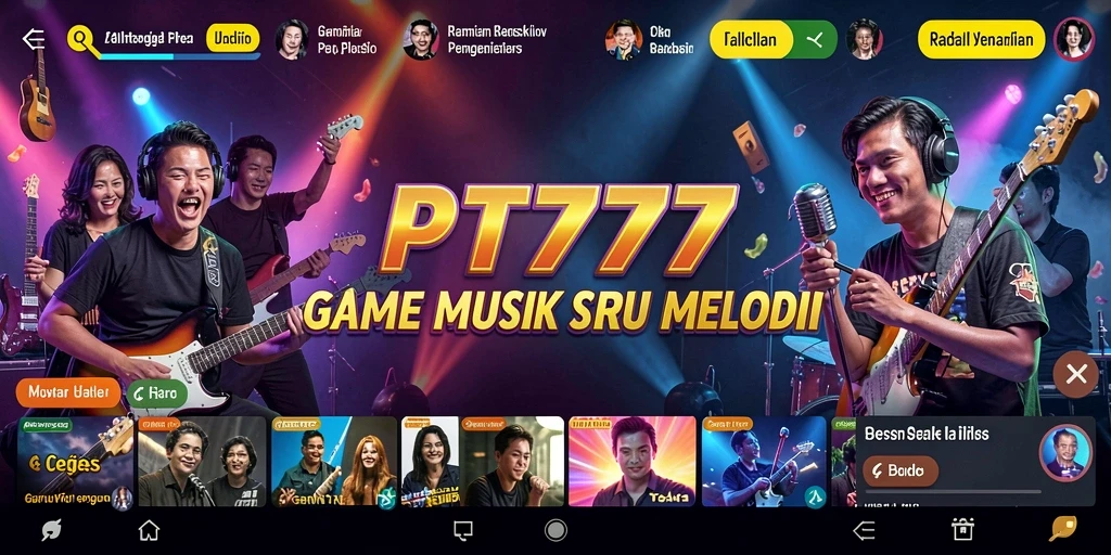 Tangkap layar PT777 menunjukkan pengalaman bermain musik yang mengasyikkan.
