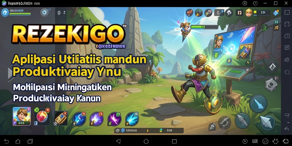 Screenshot utama aplikasi REZEKIGO yang menampilkan antarmuka pengguna yang intuitif.
