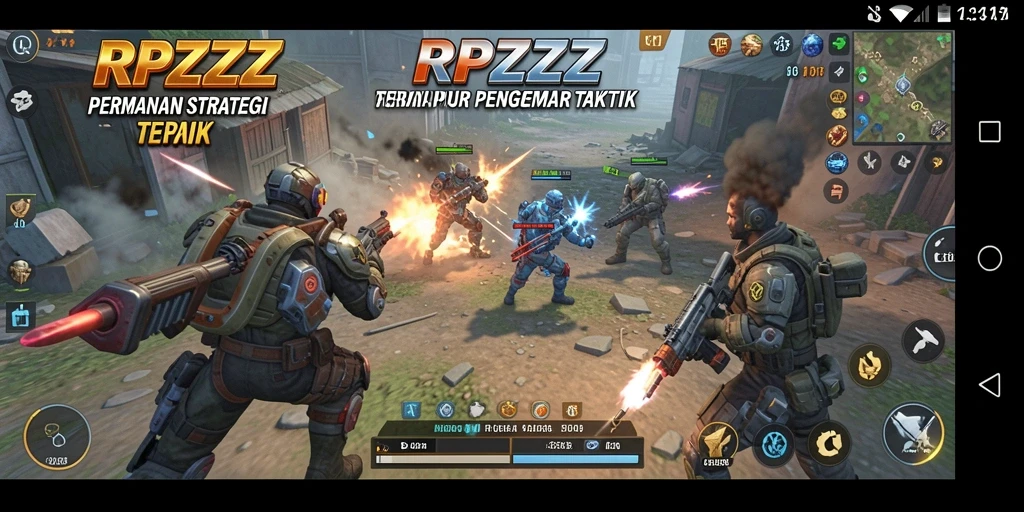 Tampilan gameplay RPZZZ yang penuh aksi dan taktik.