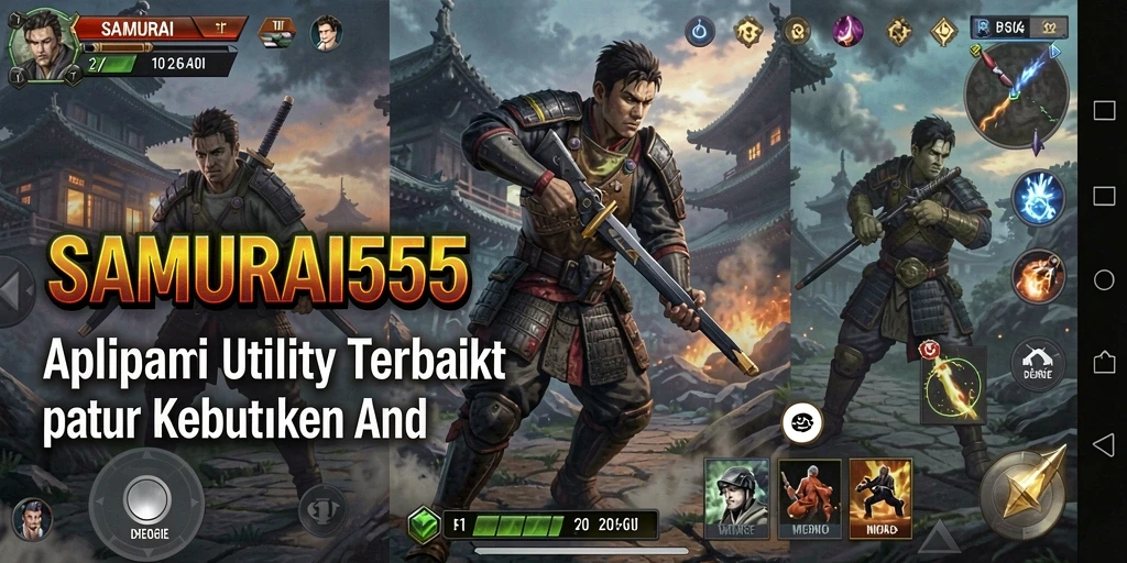 Tampilan antarmuka SAMURAI555 yang intuitif dan menarik.