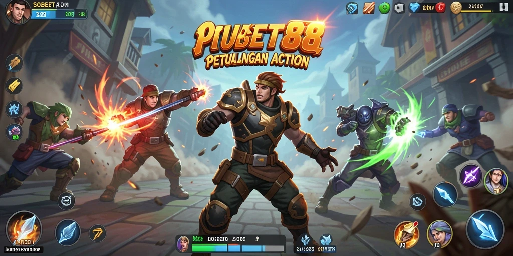 Tangkapan layar utama SOBET88 menampilkan seru dan intensitas gameplay Action.