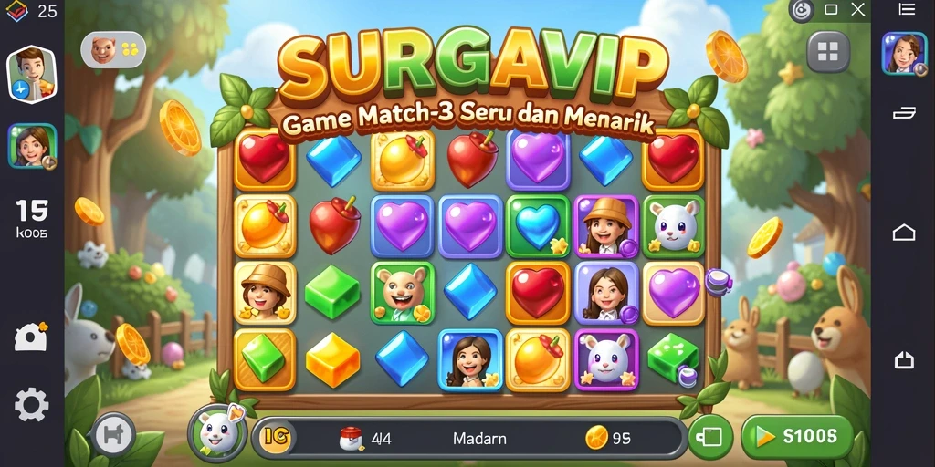 Tampilan gameplay SURGAVIP yang seru dan interaktif.