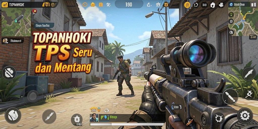 Gameplay seru dan mendebarkan dalam TOPANHOKI dengan grafis menawan.