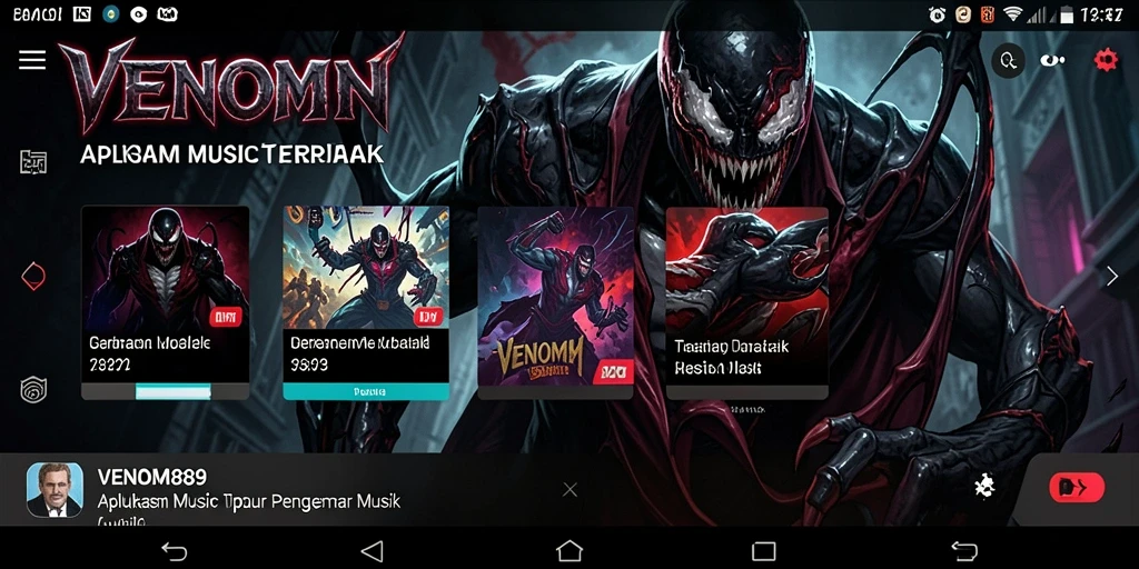 Tampilan gameplay interaktif dan seru dari VENOM889.
