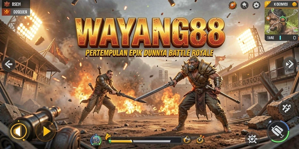 Tampilan gameplay seru di WORLDWAYANG88 dengan pertempuran epik.